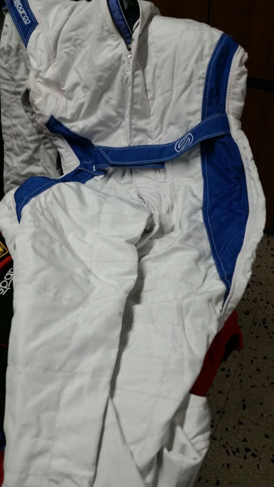TUTA SPARCO AUTO OMOLOGATA FIA LEGGERA !!! RACING RALLY SUIT EVO 4 FIA TG 48 - Immagine 4 di 4