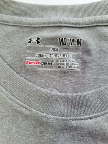 Under Armour Herren lose HeatGear kurzärmlig grau T-Shirt Medium - Bild 3 von 10