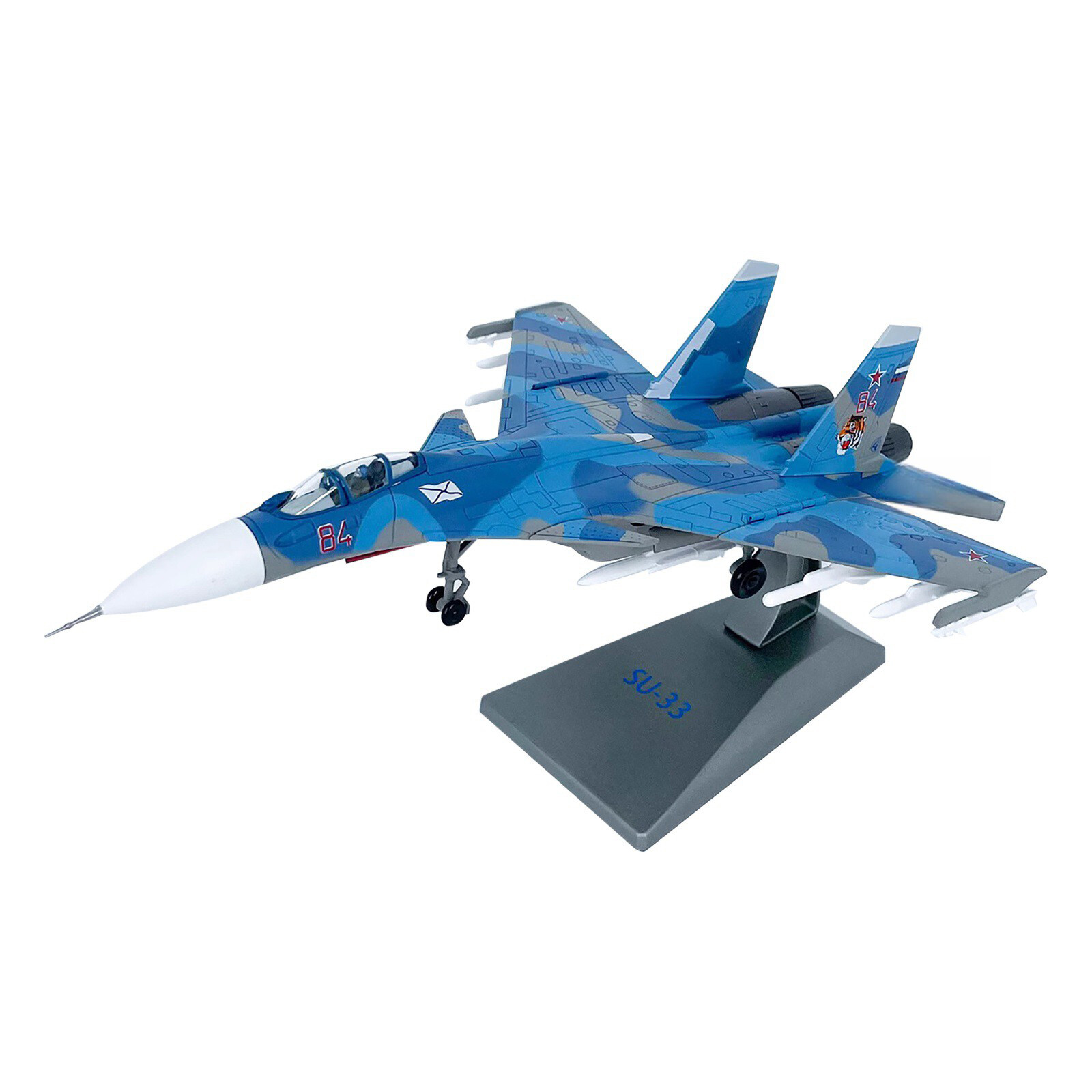 1/100 Diecast Alloy Russian Navy Su-33 Fighter Aircraft Model Souvenir Toy Gift