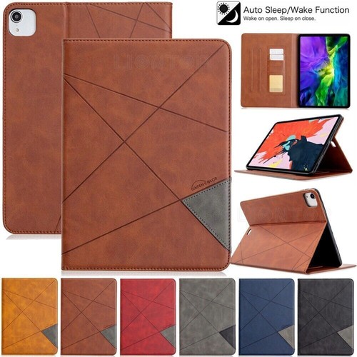 Leather Case Smart Cover For iPad Pro 12.9 11 10.9 10.2 9.7 5th 7th 8th Gen Mini - Picture 3 of 49