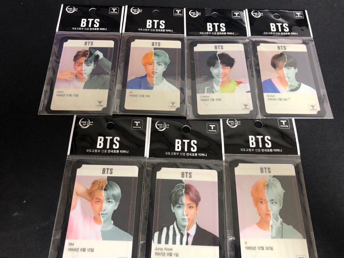 BTS X CU Tmoney T money Official Photo Card Limited KOREA