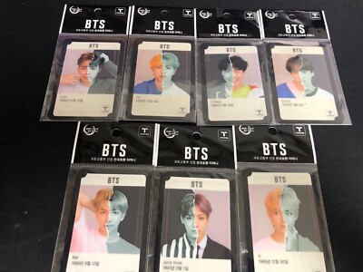 BTS X CU Tmoney T money Official Photo Card Limited KOREA