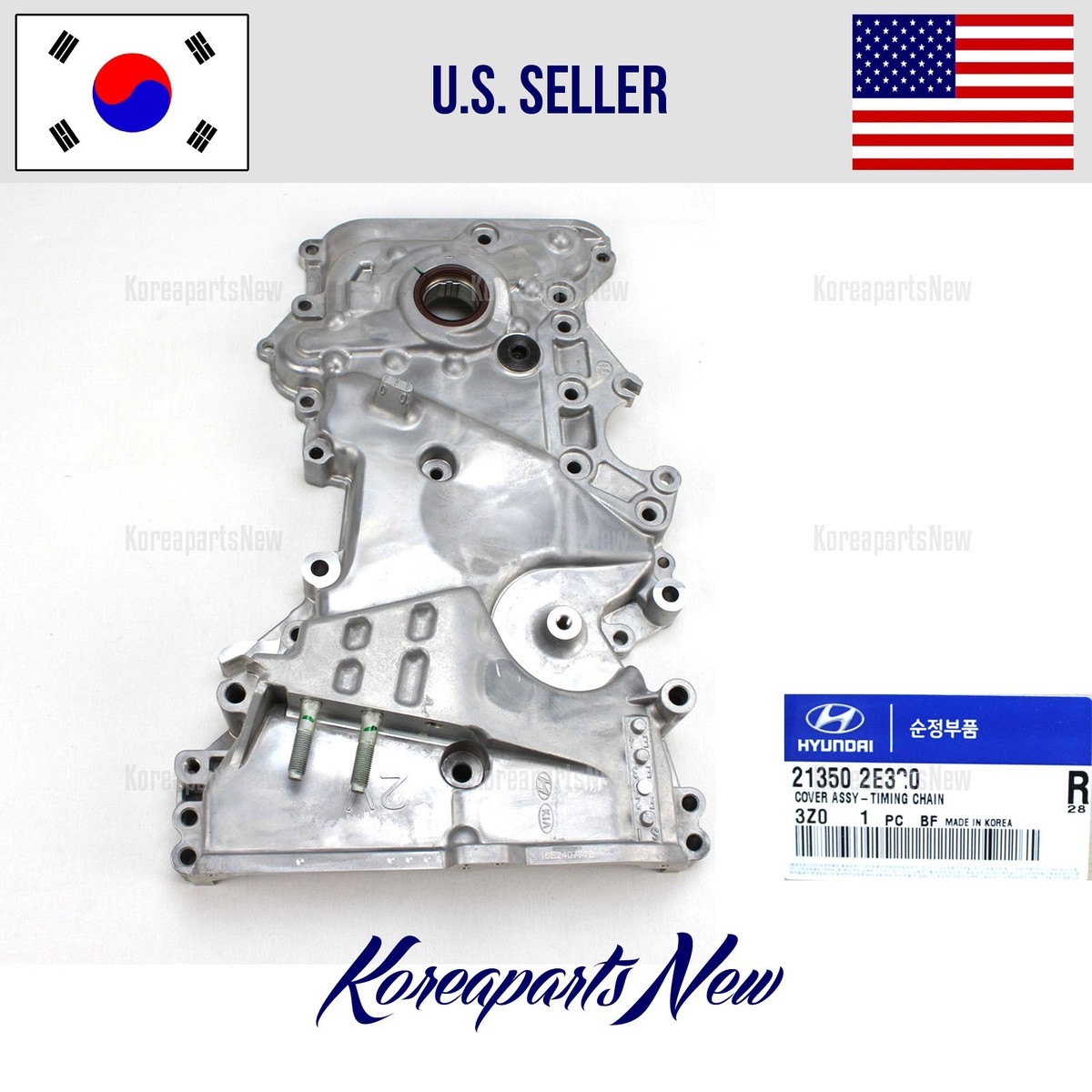 2.0L TIMING CHAIN COVER 213502E330 HYUNDAI TUCSON | KIA SOUL FORTE