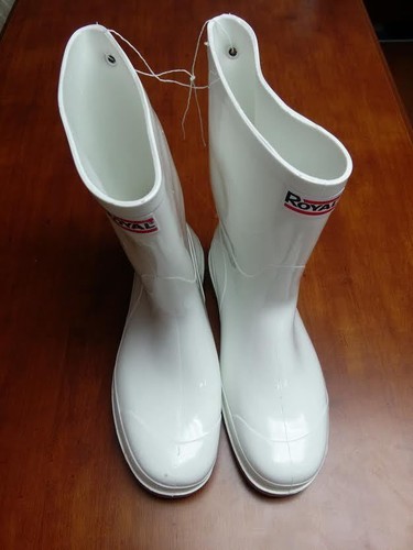 Royal Boots RWB12 Mens White Shrimp Size 12