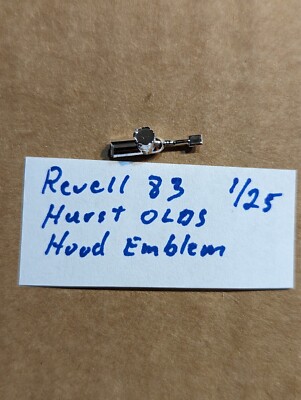 REVELL 83 HURST OLDS HOOD EMBLEM NEW! 1/25 | eBay