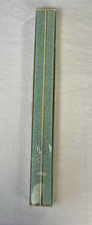 VTG MARS 16" Square Taper Candle set Marbled Aqua blue UNIQUE!!