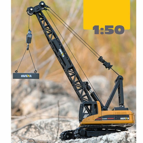 1:50 Crawler Crane Construction Equipment Model Diecast Engineering Vehicle Toy - Picture 8 of 10