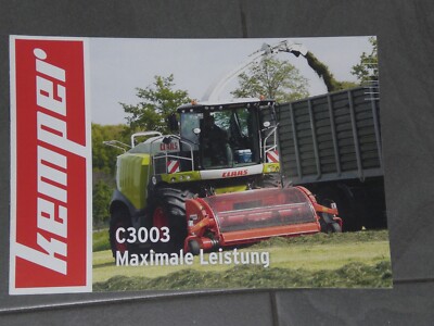 KEMPER C3003 Feldhäcksler Vorsatz Prospekt ( 5569 )
