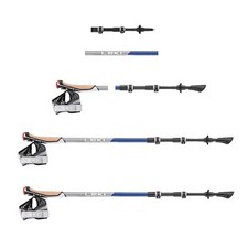 Leki Traveller Carbon Nordic Walking Stöcke Neu