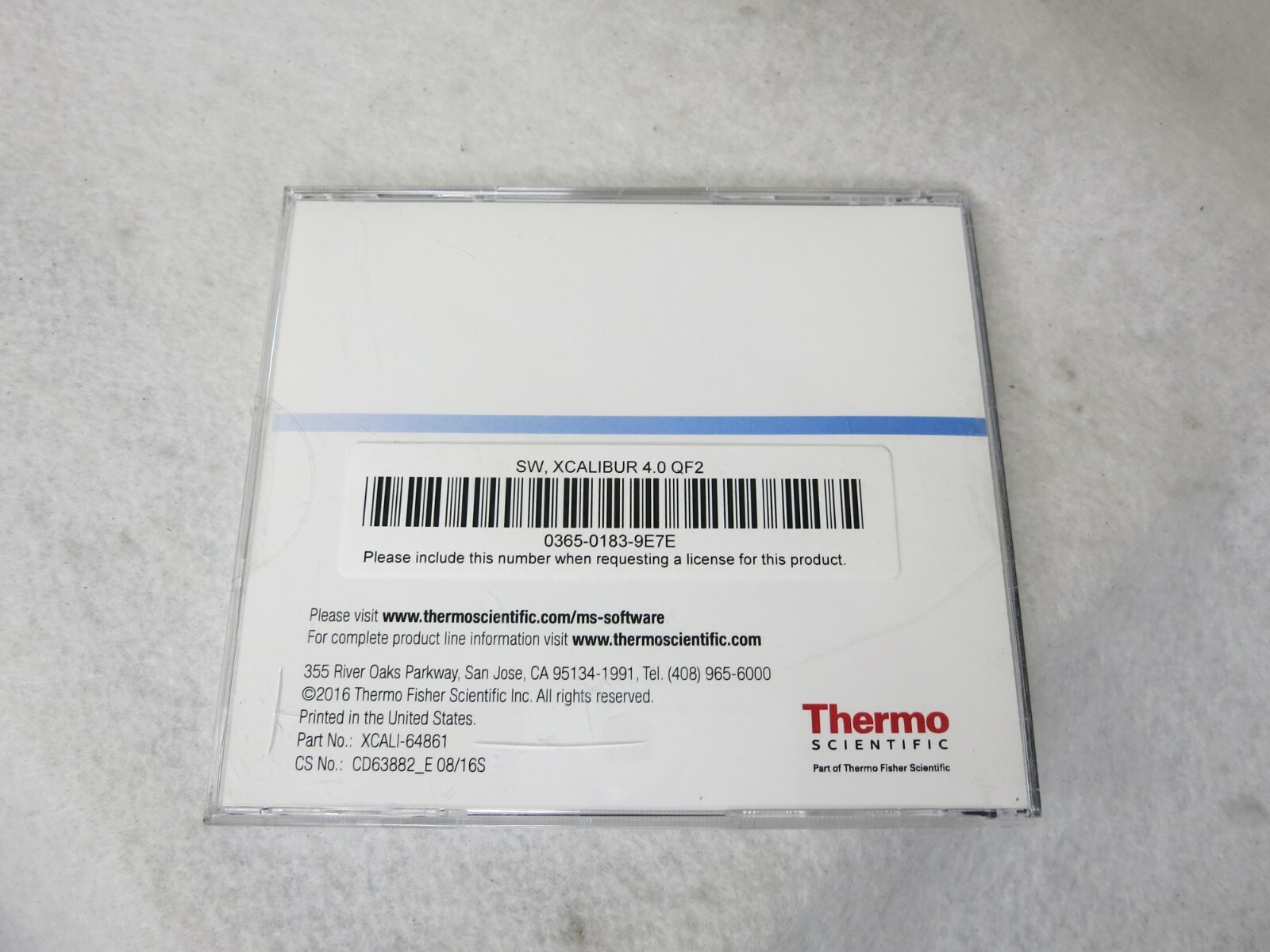 Thermo Scientific XCALIBUR 4.0 Qf2 Software Robust and Secure Spectrometry for sale online eBay