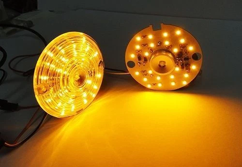 2x Amber White 1157 LED for Harley-Davidson Turn Signal Daytime Driving Light - Image 4 of 4