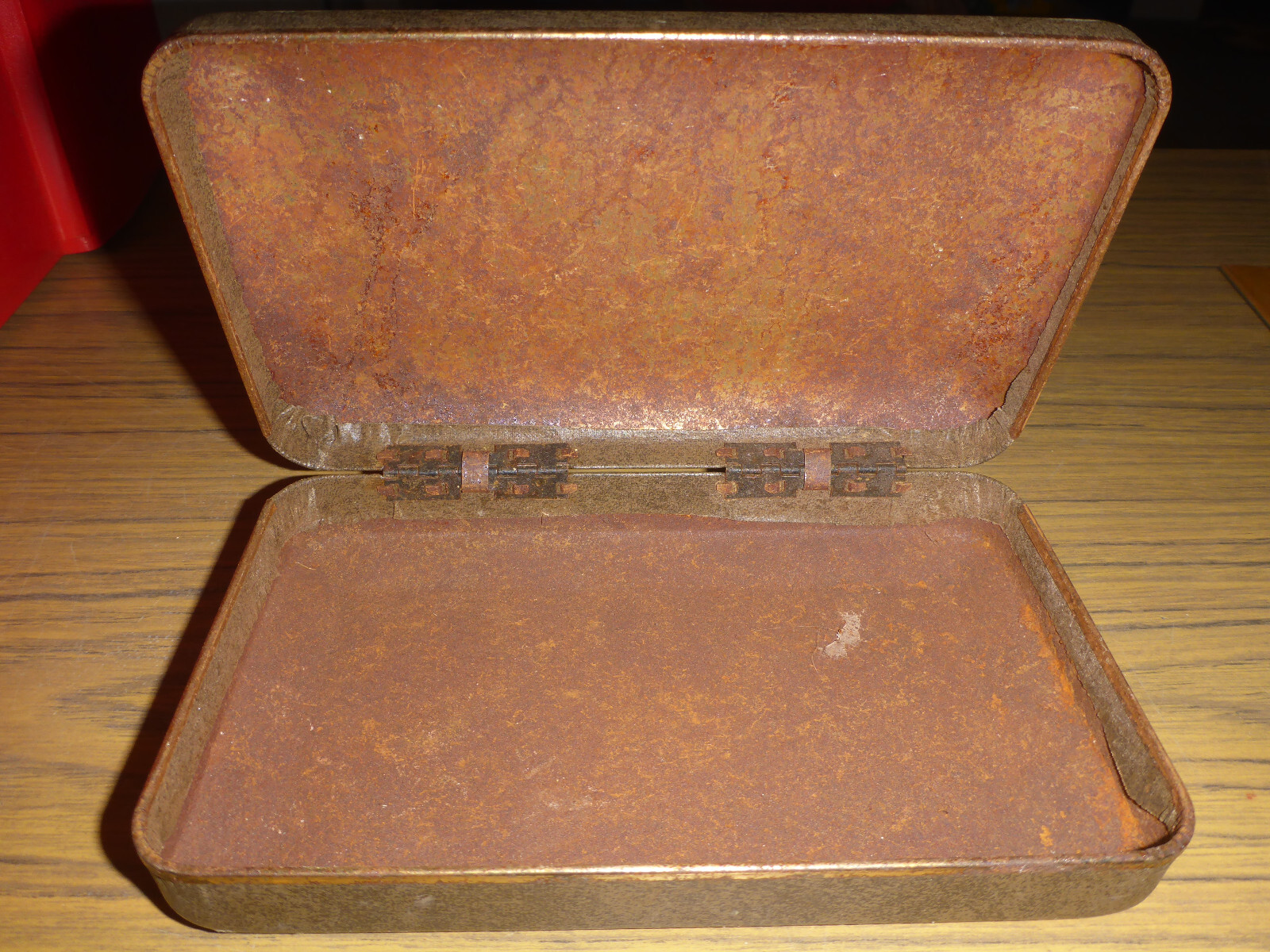 Vintage American Derringer Corp Metal Gun Case Empty BOX ONLY Used
