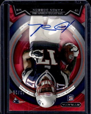 Aaron Dobson Rookie /25 Autogramm 2013 Topps Strata New England Patriots Autogramm