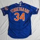 Noah Syndergaard Signed Authentic Blue Majestic NY Mets Jersey (Fanatics) (MLB)