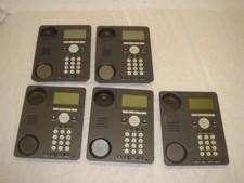LOT OF 5 AVAYA 9620L BUSINESS IP PHONES NO HANDSETS lt 50 