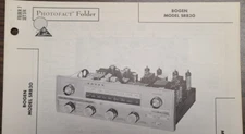 BOGEN MODEL SRB20 FM-AM RADIO WITH AMPLIFIER PHOTOFACT