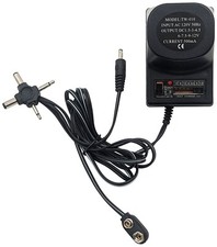 9w, 500mA Universal AC/DC Power Adapter 1.5V, 3V, 4.5V, 6V, 7.5V, 9V and 12V DC