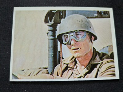 1966 Topps The Rat Patrol Card # 33 Pvt. Pettigrew sat quietly in his... (EX/NM)