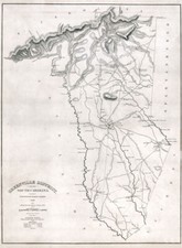1825 Map of Greenville County South Carolina 1825 Map of Greenville County South Carolina