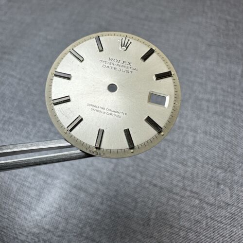 Rolex Datejust Plexy 1601 1603 1600 Vintage Cadran T Swiss, T - Photo 2 sur 4