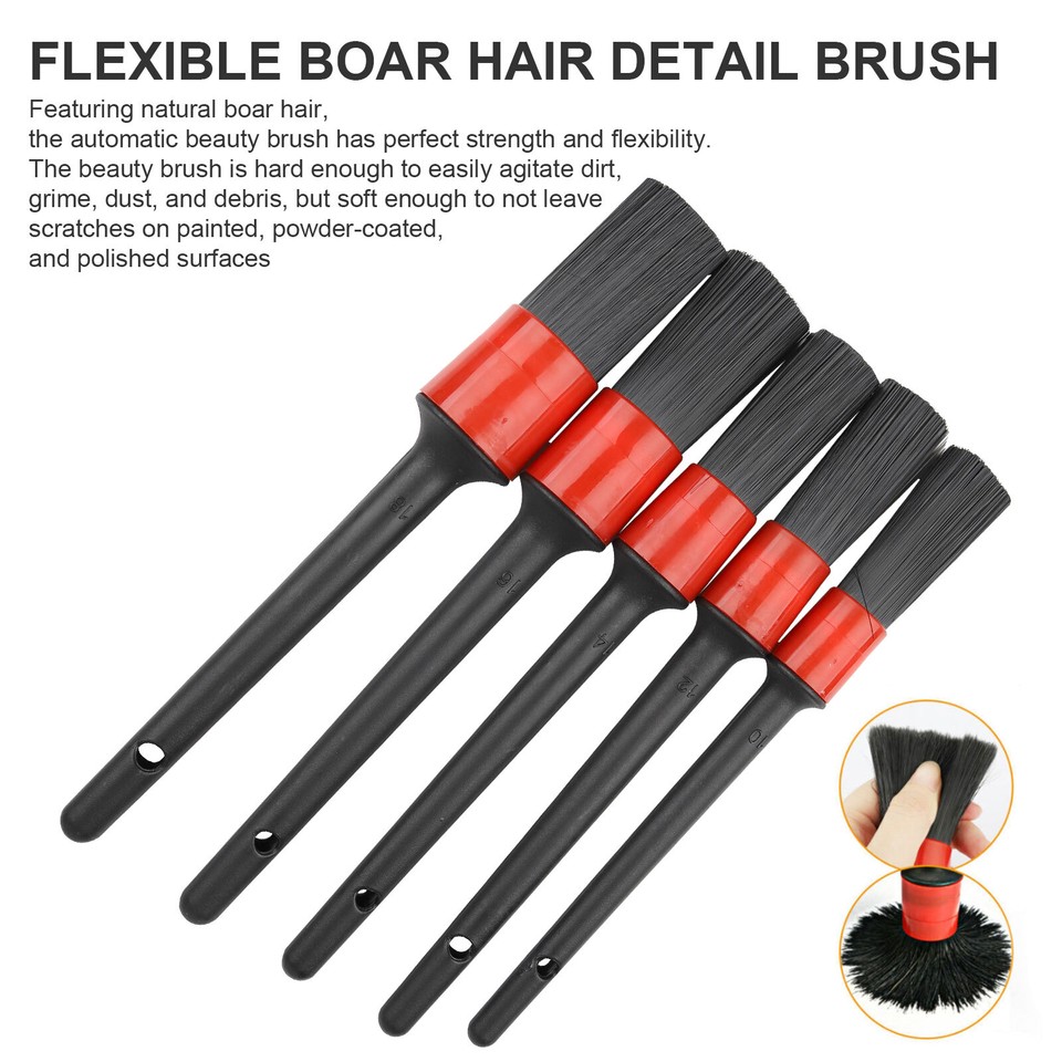 30Pcs Car Cleaning Kit Interior Exterior Auto Detailing Wash Drill