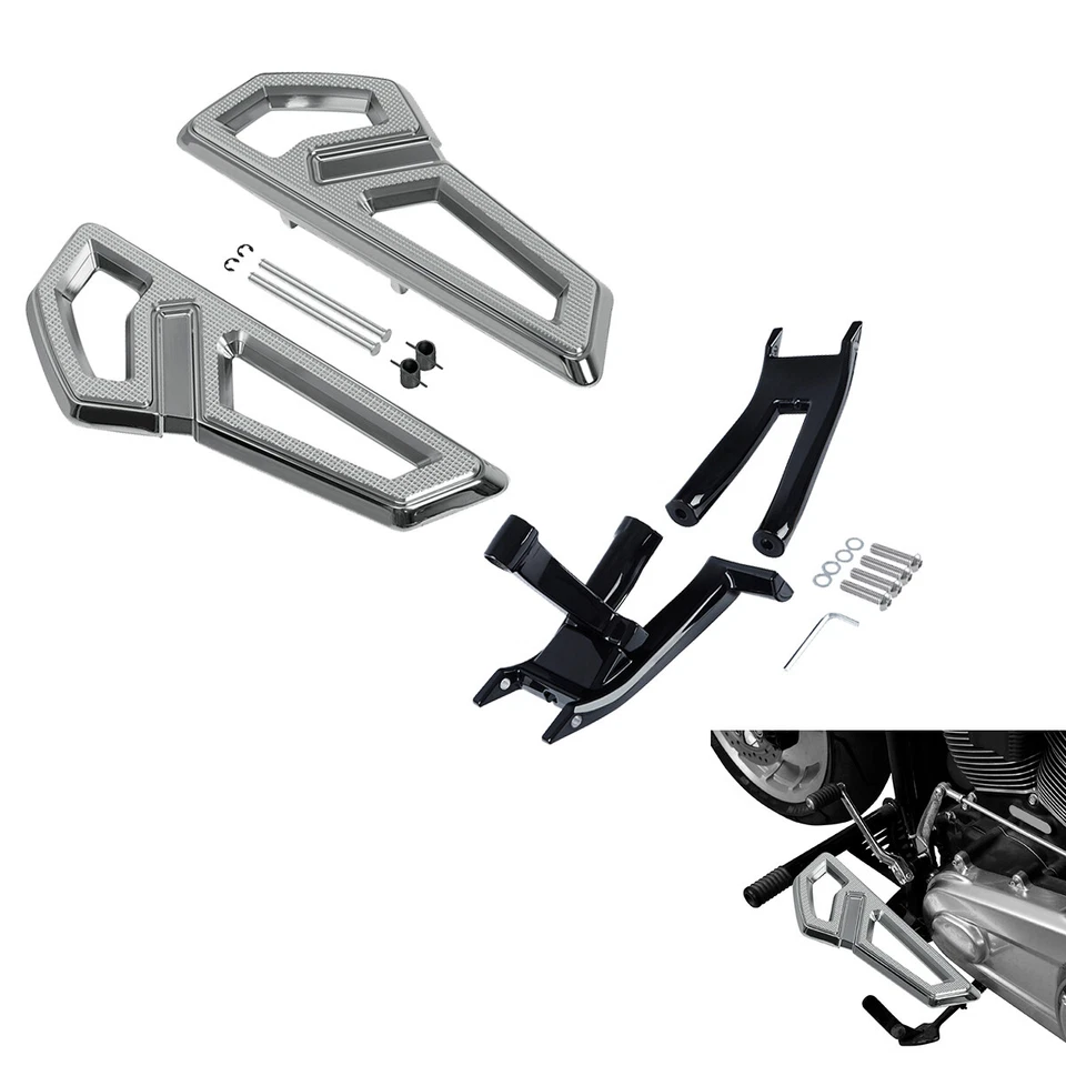 Base de pie y soporte de montaje Driver Rider para Harley Softail Heritage Classic 18-25 Foto 3 de 4