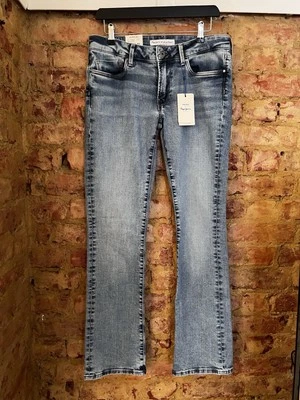 NUEVO Pepe Jeans Piccadilly Mujer W31 L32 Azul Bootcut Pantalones Regular Elastizados - Imagen 1 de 4