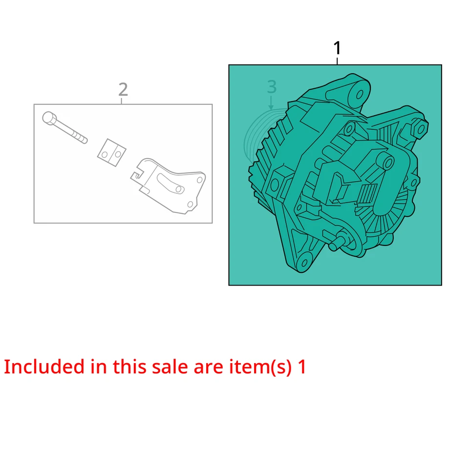 Alternador Coreia Construído VIN K 1º Dígito Compatível com 17-18 FORTE 10296151 - Imagem 4 de 4