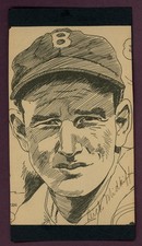 Dick Midkiff 1938 Boston Red Sox Cut Signature Photo (Dec'd 1956)