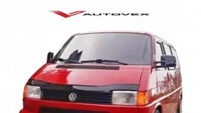 GLOSS BLACK BONNET WIND STONE PROTECTOR FOR T4 Transporter 1990-2003(Short Nose)