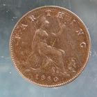 1880 Victoria Farthing — photo from another recent sale