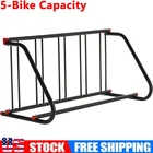 Bike Storage Rack 5 Bicycle Floor Parking Stand for Home Garage Indoor Outdoor