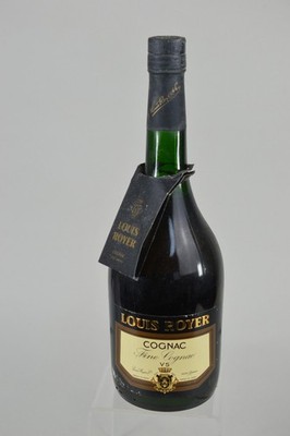 AUS SAMMLER NACHLASS - ALTE FLASCHE COGNAC - LOUIS ROYER FINE COGNAC