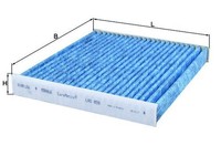 Innenraumfilter Caremetix® Knecht LAO 859 Aktivkohlefilter FüR Tourneo Transit