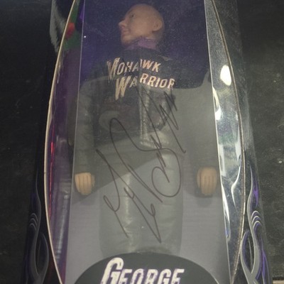 Monster Jam Mohawk Warrior George Balhan Autographed Figure Original Unopened