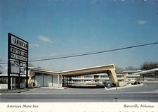 Postcard AR: American Motor Inn, Batesville, Arkansas, 4x6 Unposted, 1970's