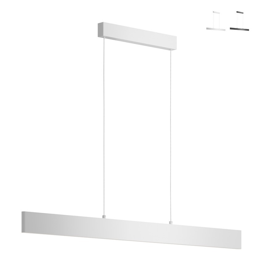 Suspension LED moderne Maytoni Step lustre réglable en hauteur 118,5cm pour salle à manger