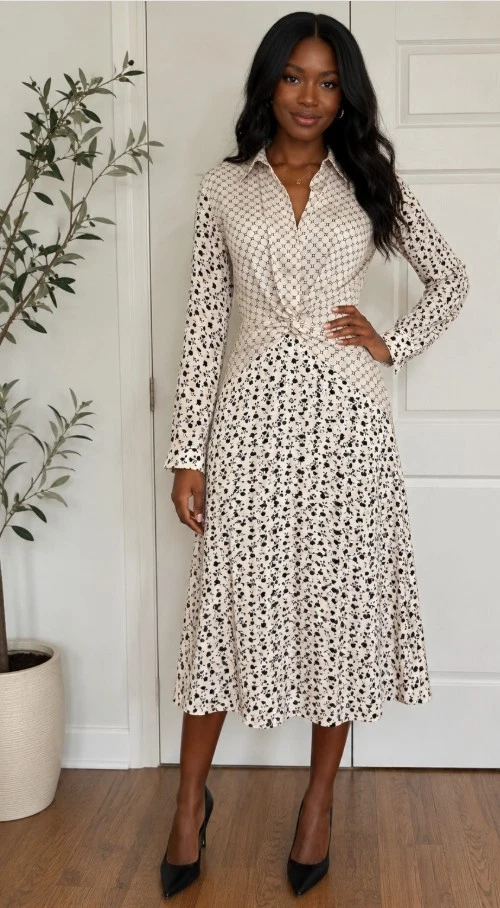 club monaco textured shirt dress New Club Monaco Black Maxi Button Down Floral Textured Danielle Dress ~ Size 12