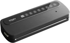 Precision Vacuum Sealer Machine, 30Cm Extended Seal, Black, Food Modes: Dry/Wet/