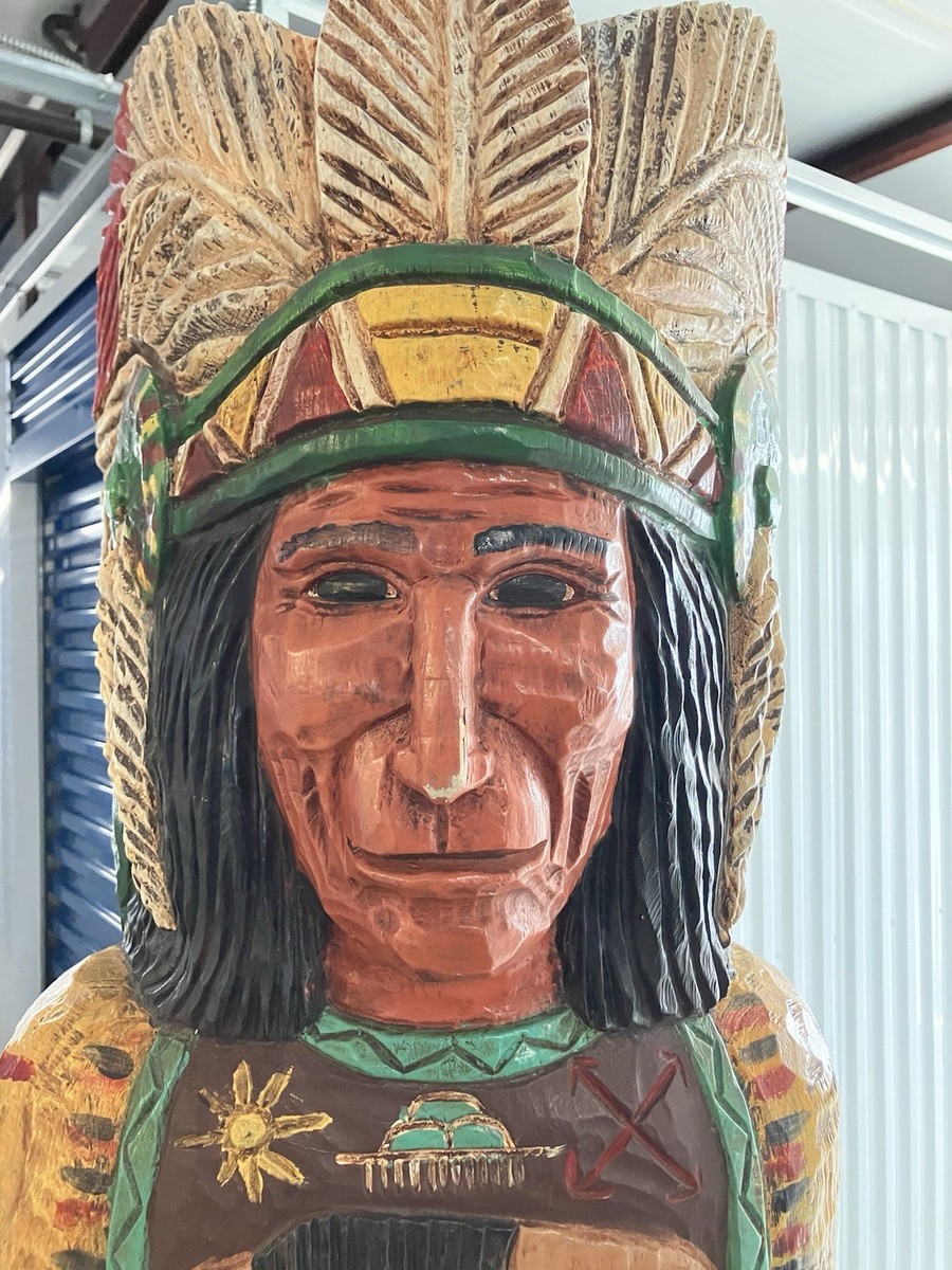 フランク・ギャラガー作ヴィンテージ 120cmシガーストア・インディアン