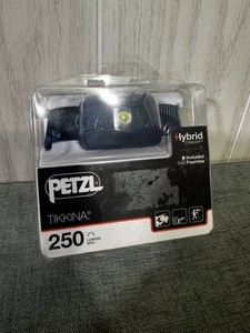 PETZL TIKKINA 250 Lumen Headlamp Blue  Unused
