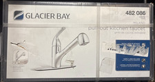Glacier Bay Milano Pull-Out Kitchen Faucet Chrome, 4 in Centerset, NSF, 1 Lever