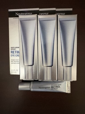 Neutrogena Rapid Wrinkle Repair Retinol Eye Cream 0.5 fl oz  SET OF 3 TUBES