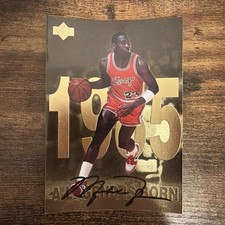 1998 Michael Jordan Upper Deck Gatorade Complete Set Of 12 Jumbo Gold Cards RARE