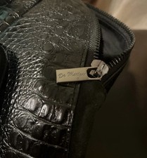 Dr. Martens Women s Medium Black Croc-Embosse...