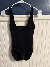 Spanx Assets Shapewear Bodysuit Black Size XL