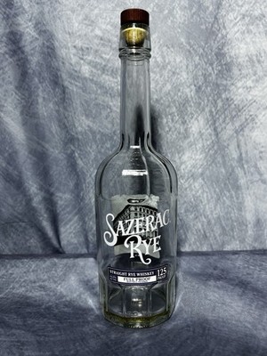 Sazerac Rye Full Proof 125 Proof Rye Whiskey Empty Bottle Decanter