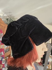 CHIVALRY SPORTS RENAISSANCE FAIRE HAT MEDIEVAL HIDDEN INSIDE POCKET Medium Black
