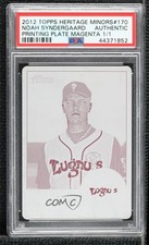2012 Topps Heritage Minor League Edition 1/1 Noah Syndergaard PSA Authentic d4f