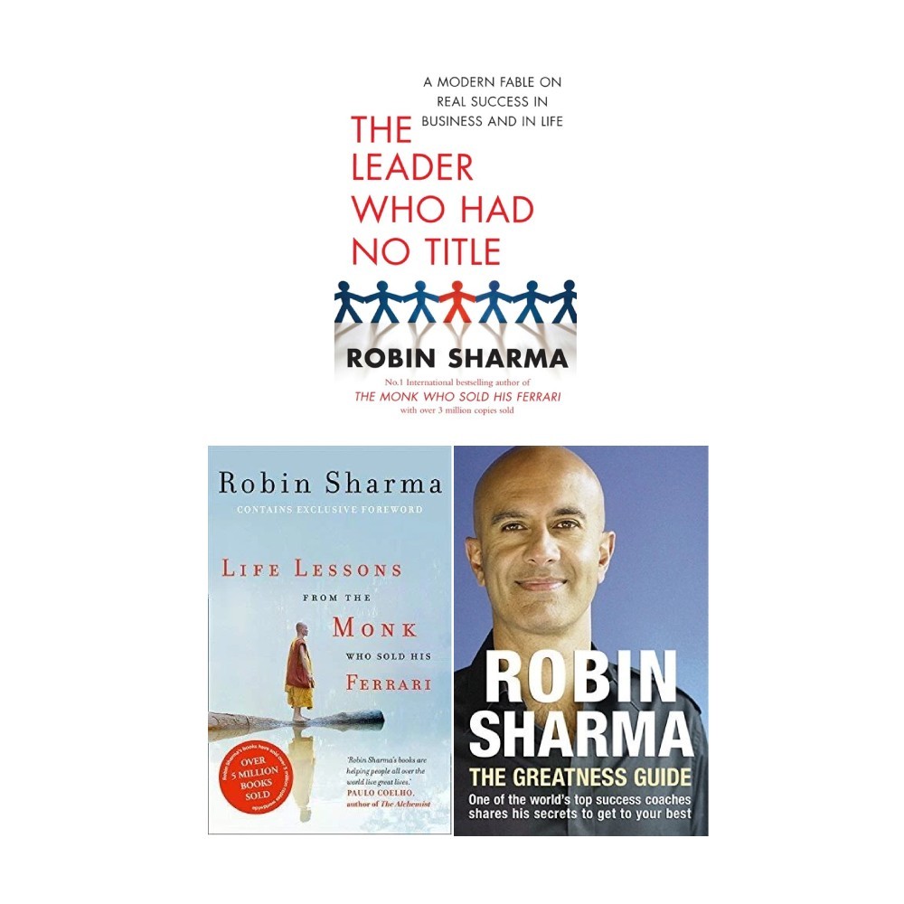 Robin Sharma Unisex The Leader Who Had No Title & The Greatness Guide & Life Lessons 3 Books Collection Set By - Non Fiction - Paperback - Image 4